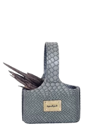 GREY HAND BASKET WITH OUDH STICK'S